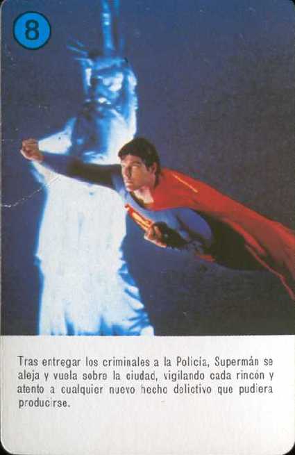SUPERMAN EL FILM EN NAIPES DE HERACLIO FOURNIER