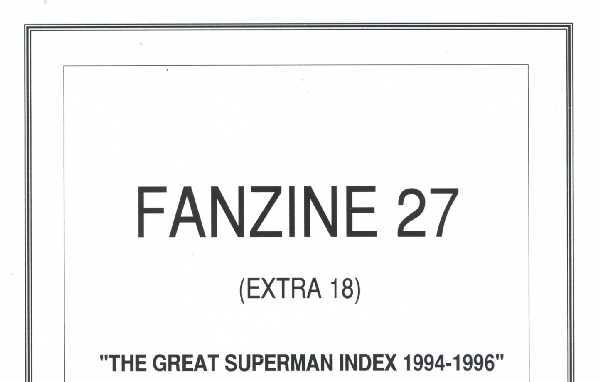 The Great Superman Index 1994-1996
